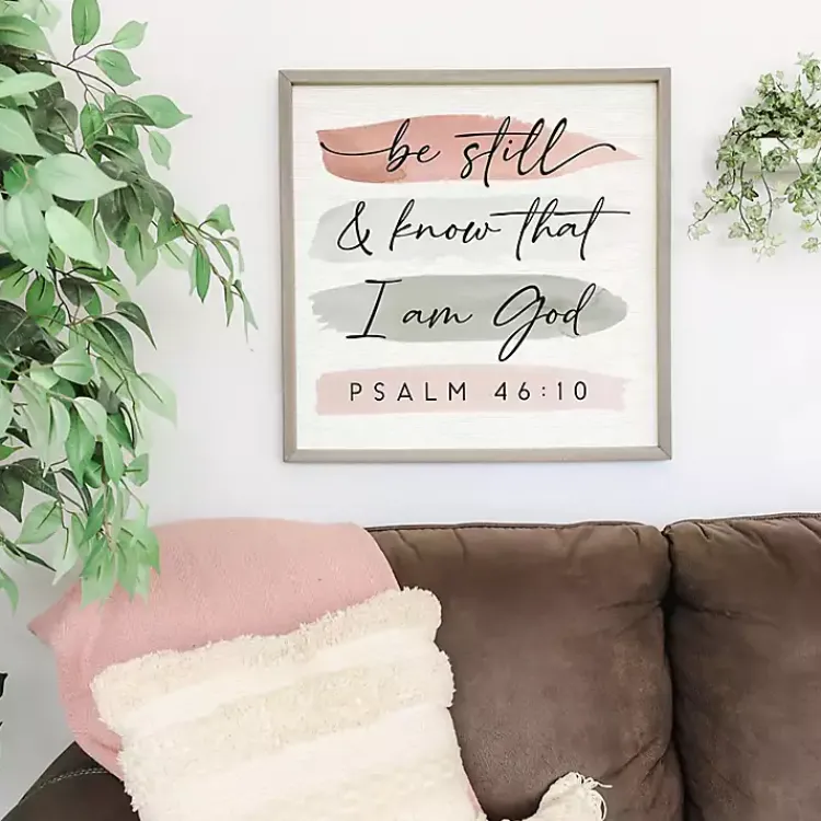 Wall Quotes & Signs-Kirklands Home Psalm 46:10 Wall Plaque