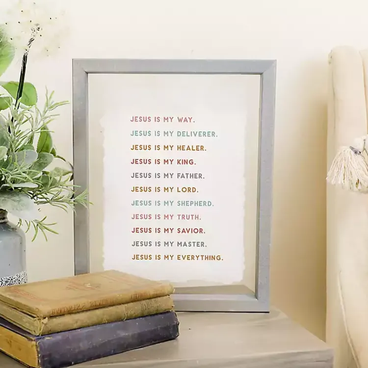 Wall Quotes & Signs-Kirklands Home Jesus is My Everything Wall Plaque
