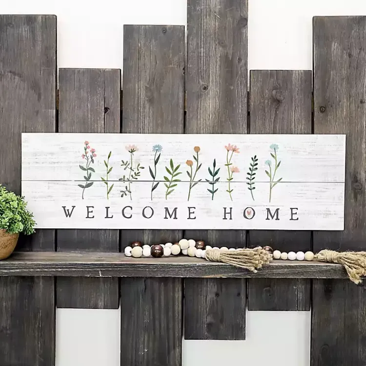 Wall Quotes & Signs-Kirklands Home Welcome Home Wall Plaque