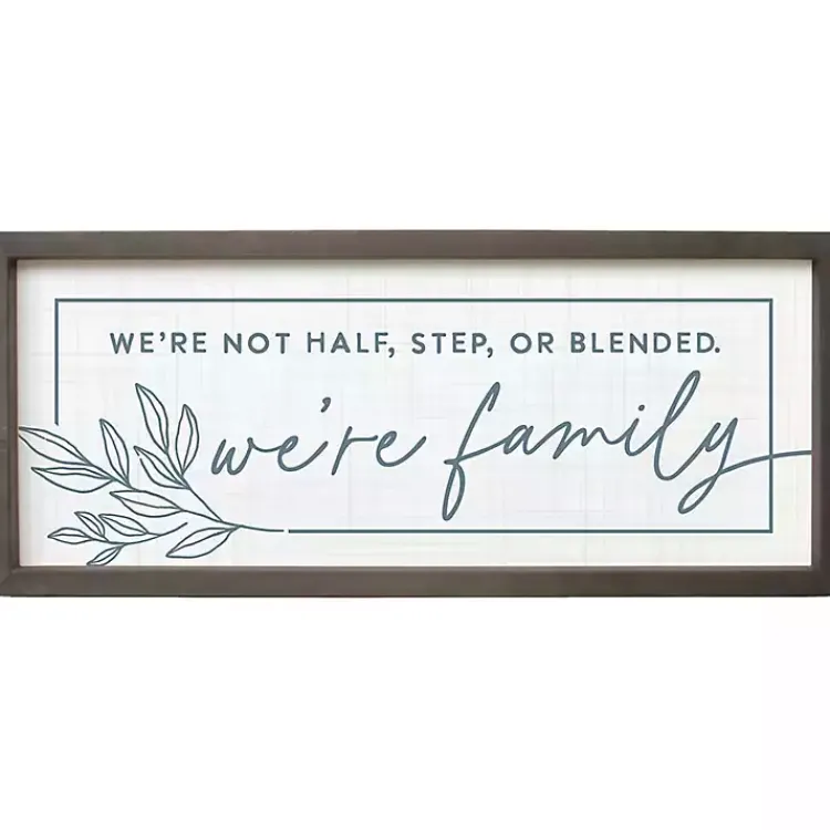 Wall Quotes & Signs-Kirklands Home We're Family Wall Plaque