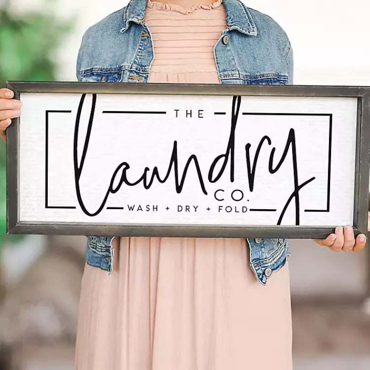 Wall Plaques-Kirklands Home The Laundry Co. Wall Plaque