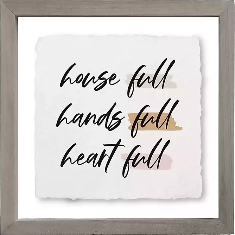 Wall Quotes & Signs-Kirklands Home House Hands Heart Full Wall Plaque