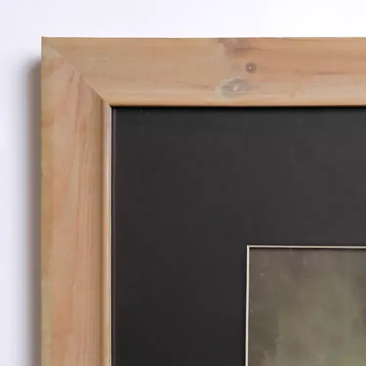 Framed Art-Kirklands Home Barn Landscape Black Mat Framed Art Print