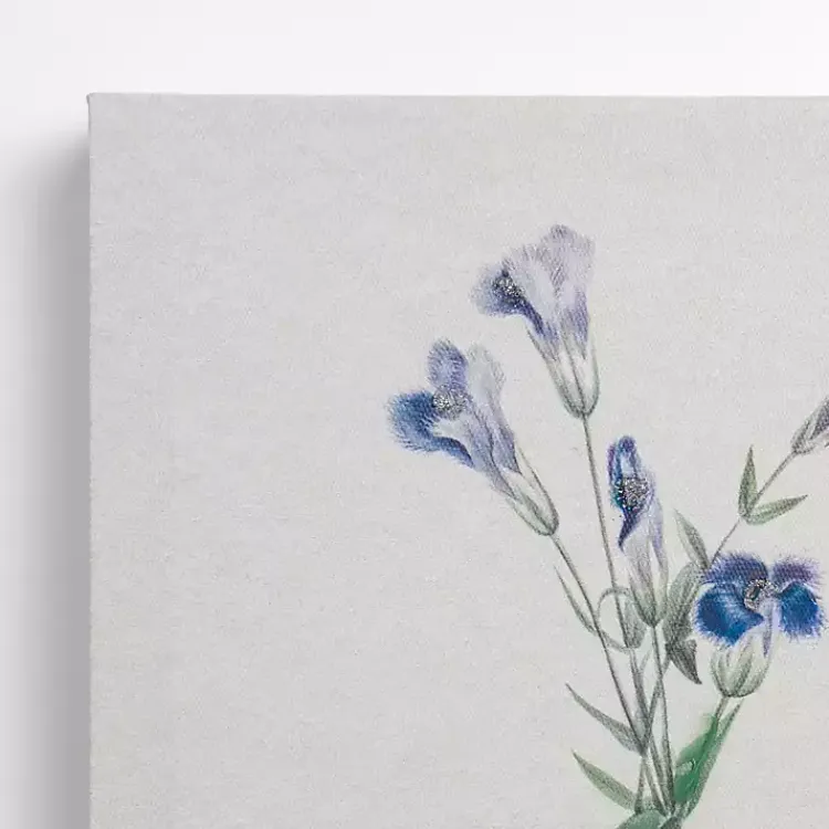 Canvas Art-Kirklands Home Peace and Faith Floral Canvas Art Prints, Set of 2