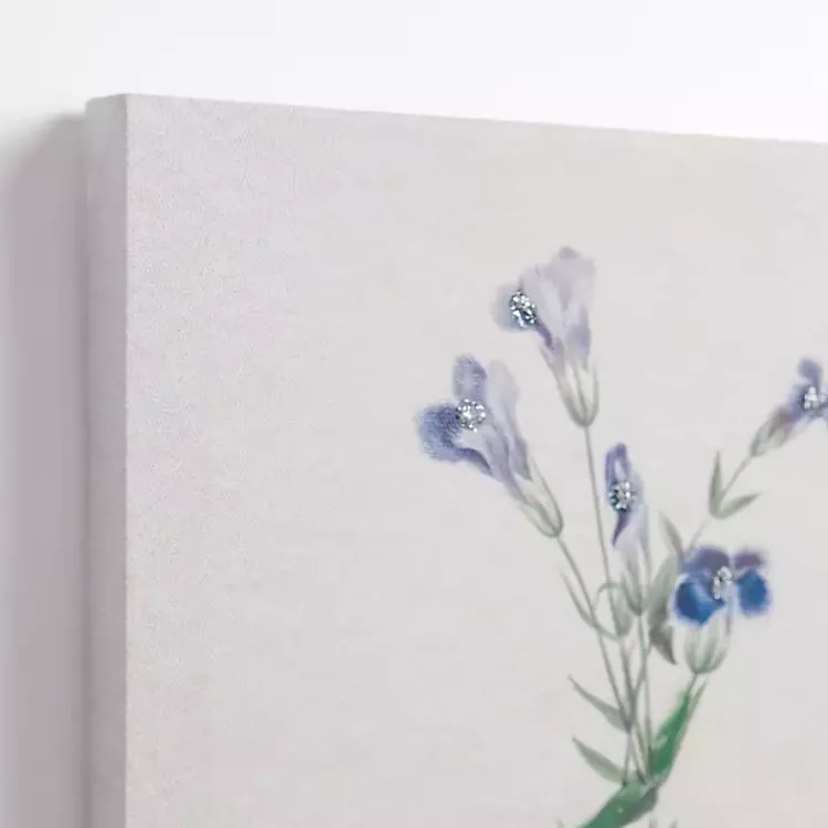 Canvas Art-Kirklands Home Peace and Faith Floral Canvas Art Prints, Set of 2