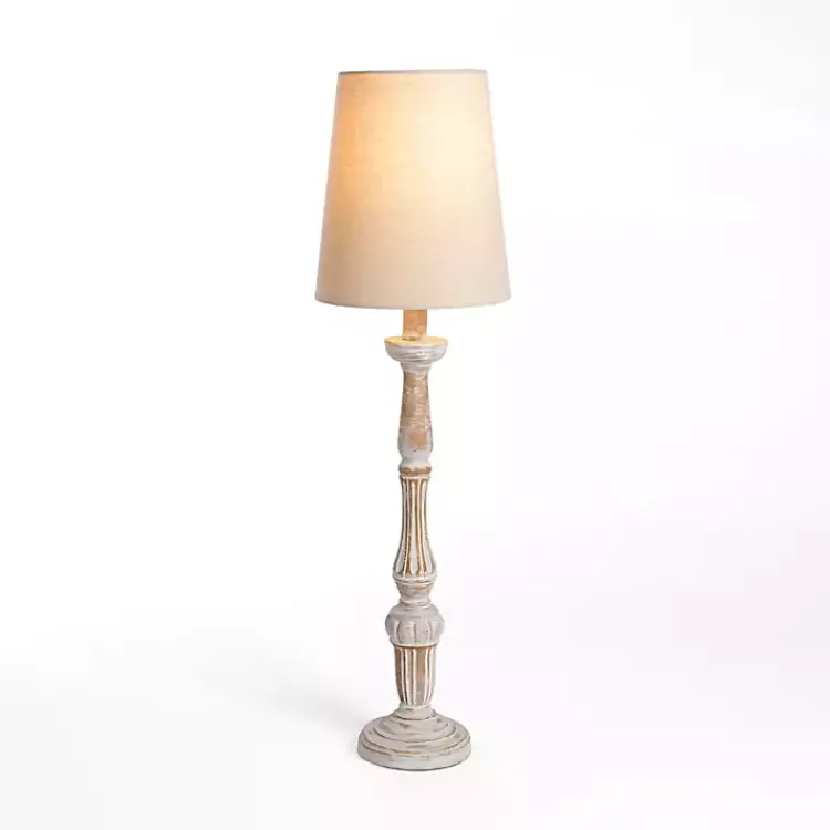 Buffet Lamps-Kirklands Home Natural Whitewashed Buffet Lamp Tan