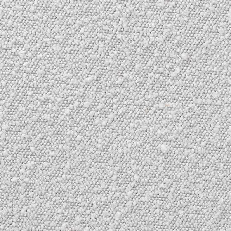 Benches & Ottomans-Kirklands Home Mid-Century Modern Boucle Ottoman Gray