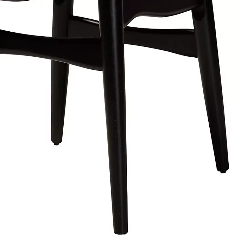 Dining Chairs-Kirklands Home Black Mid-Century Modern Dining Chairs, Set of 2 White