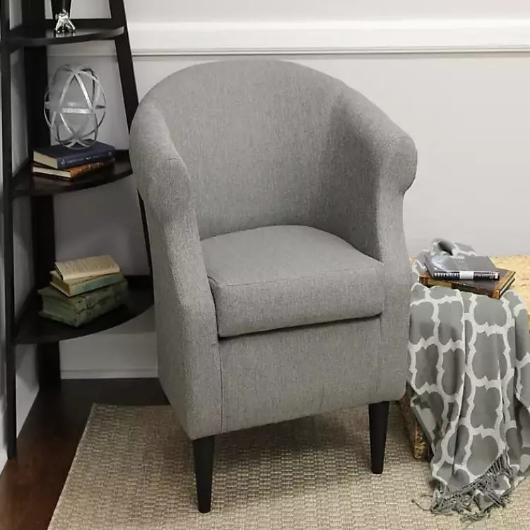 Accent Chairs-Kirklands Home Granite Lorie Accent Chair Gray