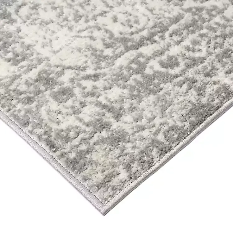 Area Rugs-Kirklands Home Distressed Medallion Area Rug, 5x7 Gray