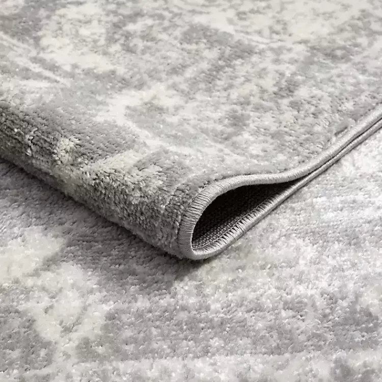 Area Rugs-Kirklands Home Distressed Medallion Area Rug, 5x7 Gray