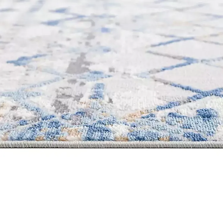 Area Rugs-Kirklands Home Moroccan Area Rug, 5x7 Blue