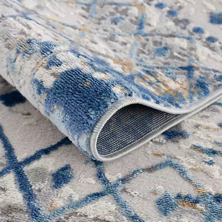 Area Rugs-Kirklands Home Moroccan Area Rug, 7x9 Blue