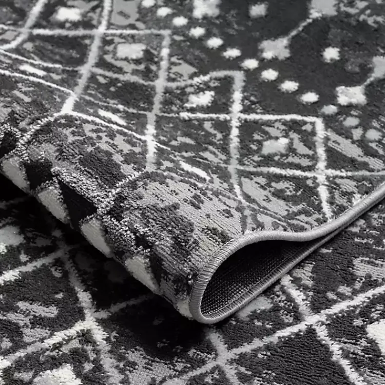 Area Rugs-Kirklands Home Moroccan Area Rug, 8x10 Black