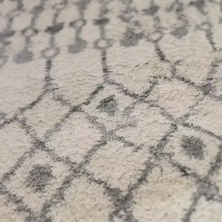 Area Rugs-Kirklands Home Diamond Runner Gray