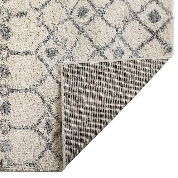 Area Rugs-Kirklands Home Diamond Runner Gray