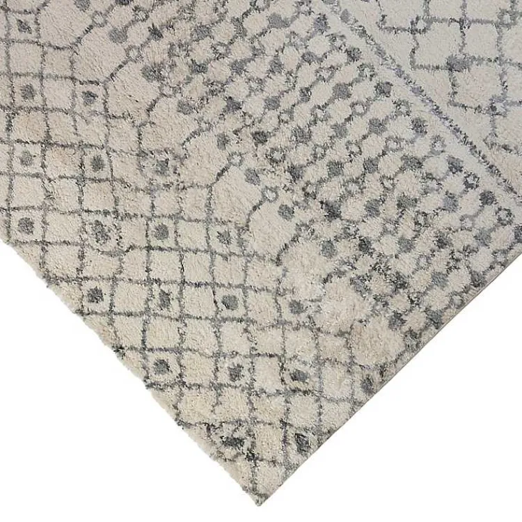 Area Rugs-Kirklands Home Diamond Runner Gray