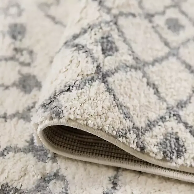 Area Rugs-Kirklands Home Diamond Area Rug, 8x10 Gray