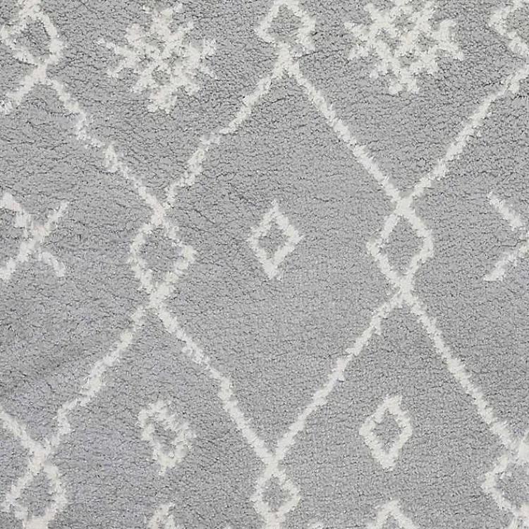 Area Rugs-Kirklands Home Geometric Area Rug, 5x8 Gray