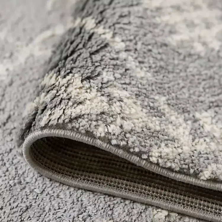 Area Rugs-Kirklands Home Geometric Runner Gray