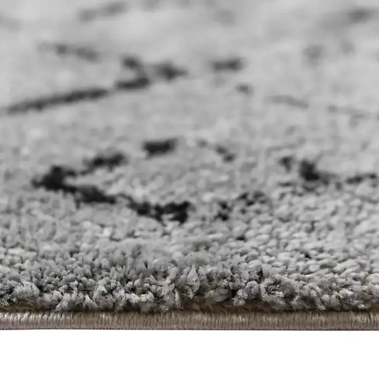 Area Rugs-Kirklands Home Striped Diamond Runner Gray