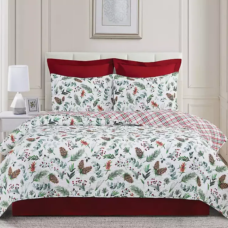 Quilts-Kirklands Home Jovie Pinecone 3-pc. King Quilt Set