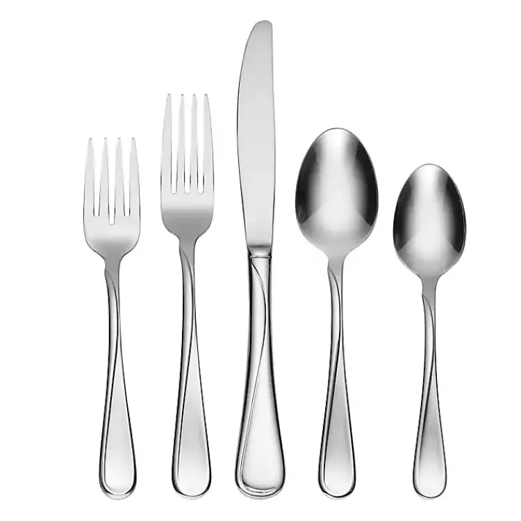 Flatware & Cutlery-Kirklands Home Silver Flight 12-pc. Everyday Flatware Set