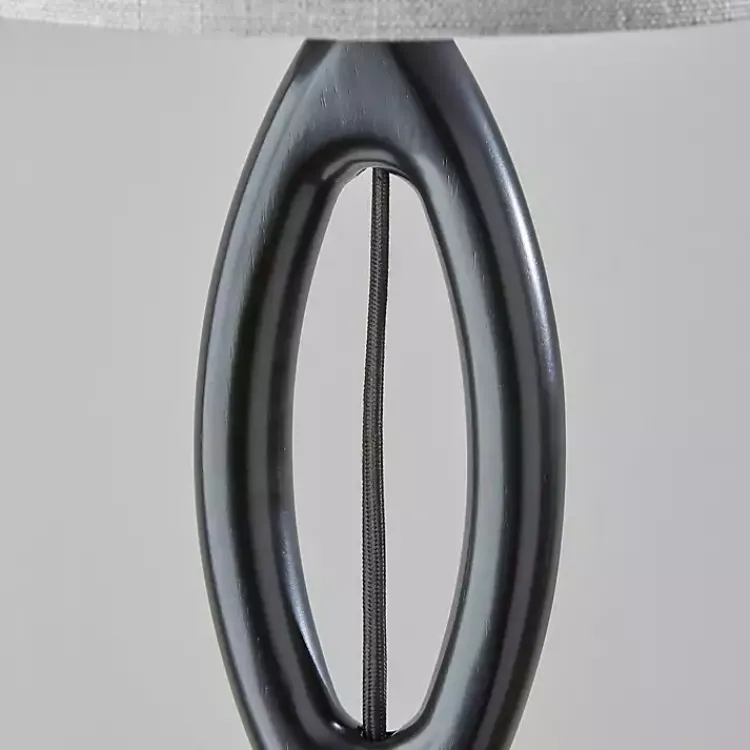 Floor Lamps-Kirklands Home Black Mayfair Open Floor Lamp