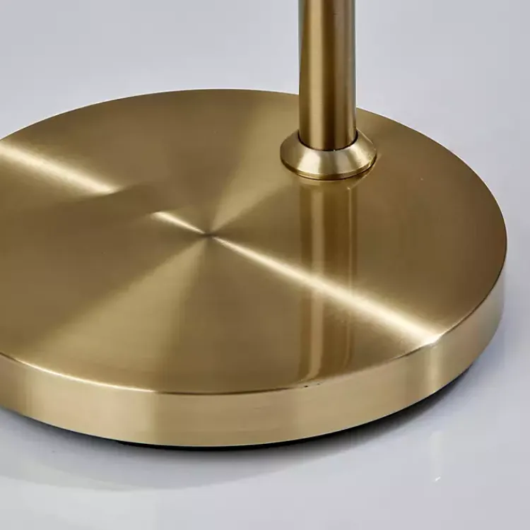 Floor Lamps-Kirklands Home Carmen Smoked Swirled Glass Floor Lamp Gray