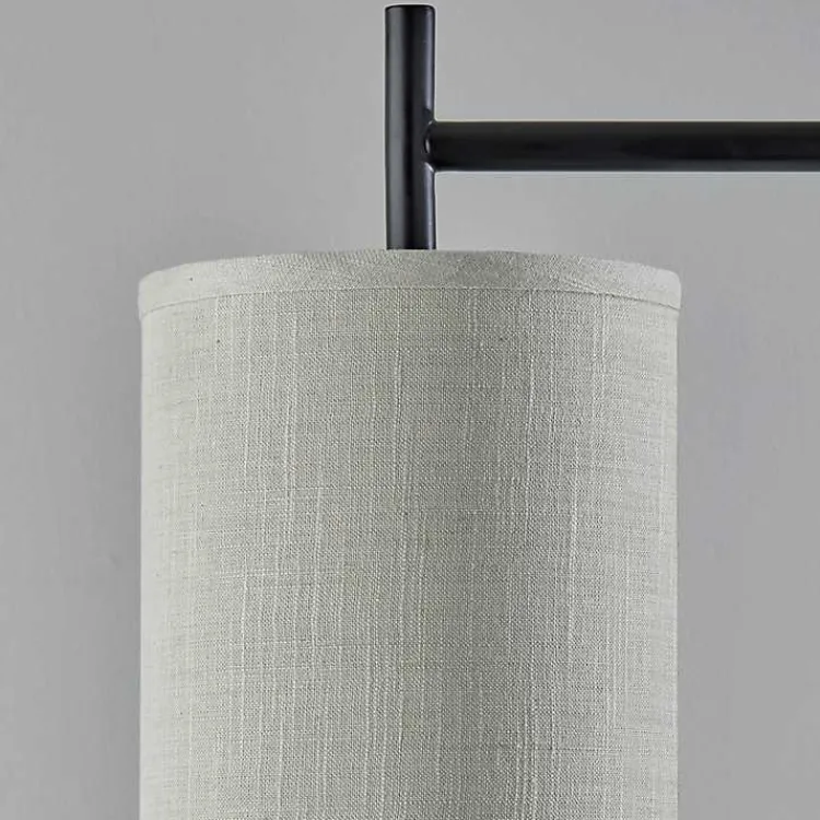 Floor Lamps-Kirklands Home Leon Metal Floor Lamp Black