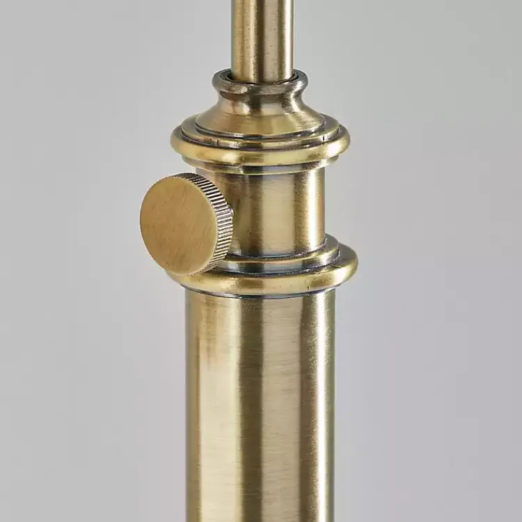 Table Lamps-Kirklands Home Antique Arched Adjustable Table Lamp Brass