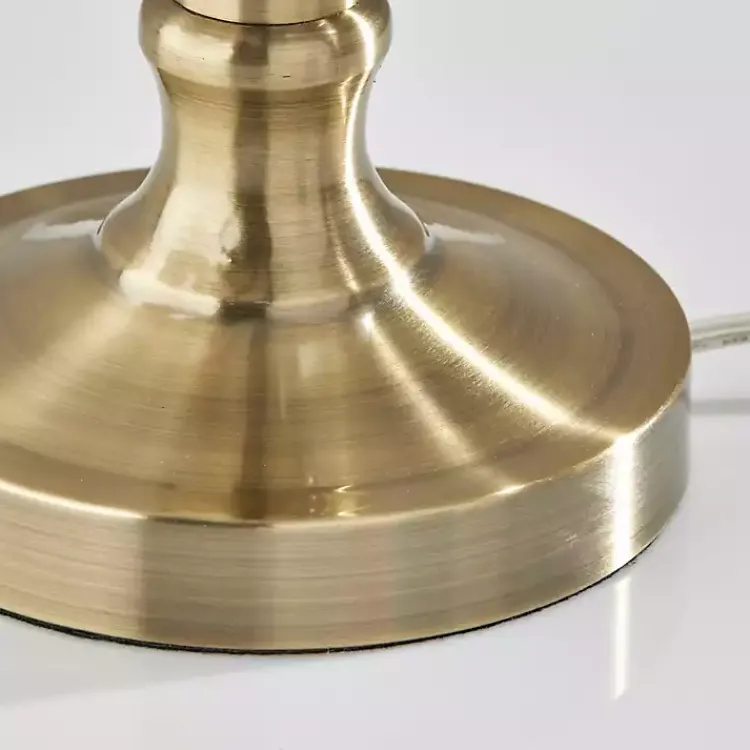 Table Lamps-Kirklands Home Antique Arched Adjustable Table Lamp Brass