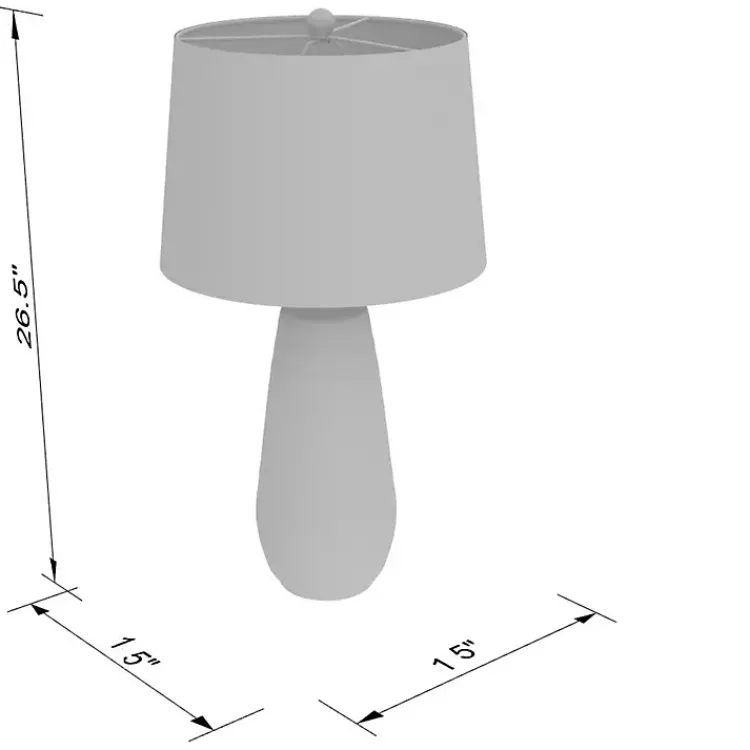 Table Lamps-Kirklands Home Cream Textured Maggie Table Lamp Tan