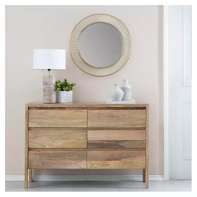 Decorative Mirrors-Kirklands Home Gold Metal Sunbeam Wall Mirror