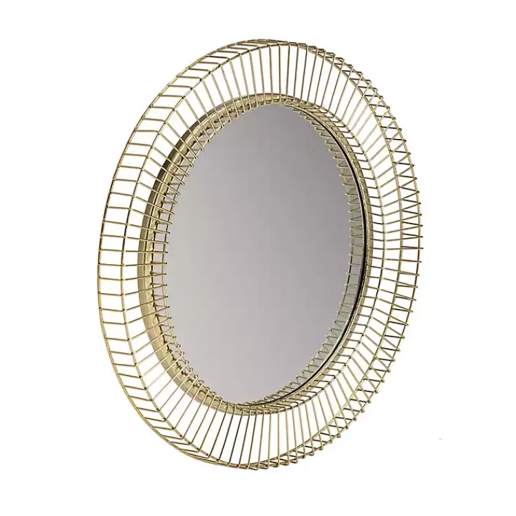 Decorative Mirrors-Kirklands Home Gold Metal Sunbeam Wall Mirror