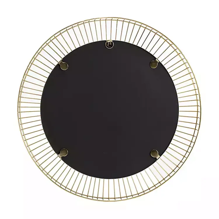 Decorative Mirrors-Kirklands Home Gold Metal Sunbeam Wall Mirror