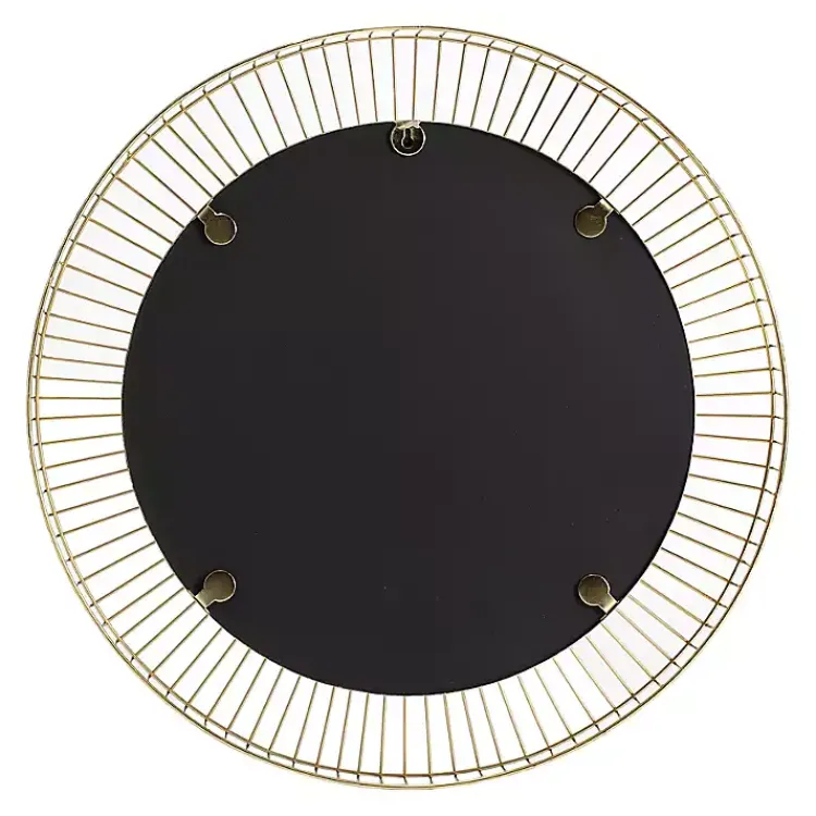 Decorative Mirrors-Kirklands Home Gold Metal Sunbeam Wall Mirror