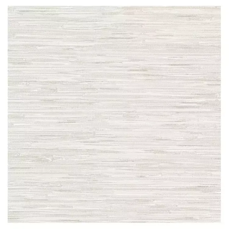 Wall Murals & Wallpaper-Kirklands Home Cream Grassweave Peel and Stick Wallpaper