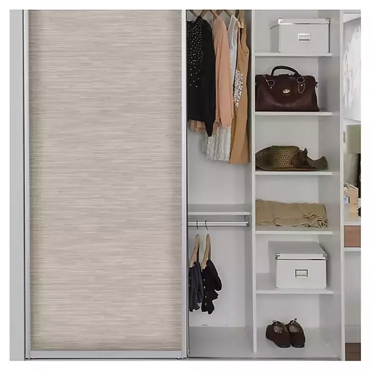 Wall Murals & Wallpaper-Kirklands Home Cream Grassweave Peel and Stick Wallpaper