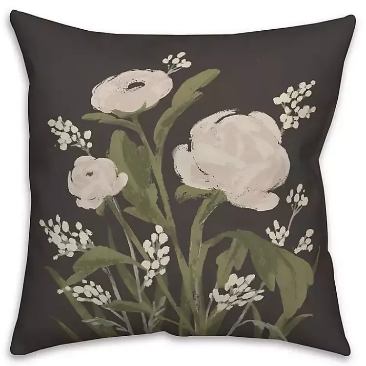 Outdoor Cushions & Pillows-Kirklands Home Floral Bloom II Indoor/Outdoor Pillow