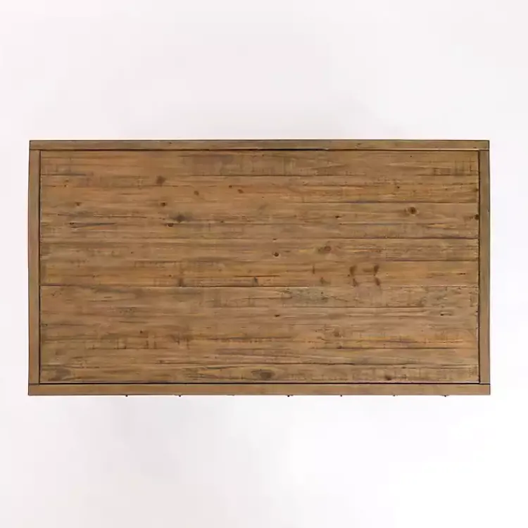 Coffee Tables-Kirklands Home Reclaimed Wood Keeping Drawers Coffee Table Brown