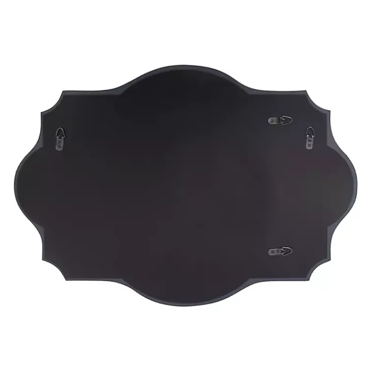 Decorative Mirrors-Kirklands Home Scalloped Rectangular Frameless Wall Mirror