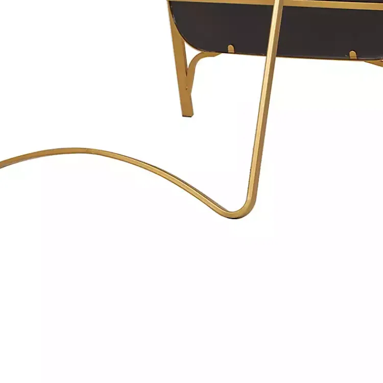 Full Length & Floor Mirrors-Kirklands Home Gold Metal Arch Leaner Mirror