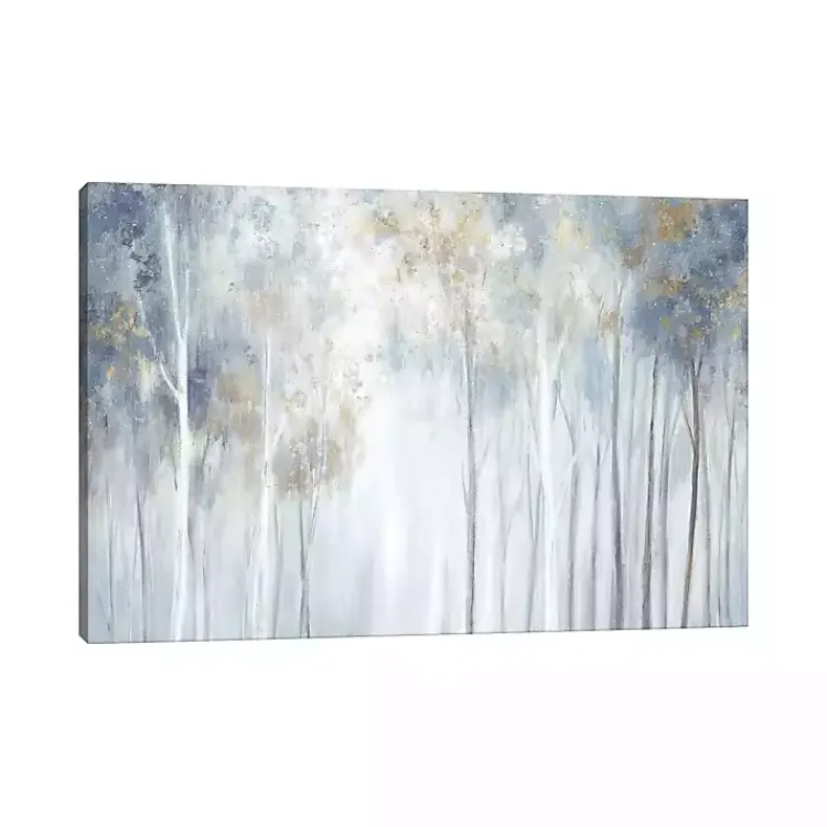 Canvas Art-Kirklands Home Forest Magic Canvas Art Print Blue