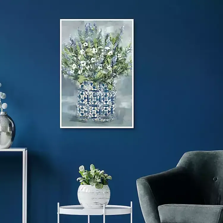 Canvas Art-Kirklands Home Mediterranean Bouquet II Framed Canvas Art Print