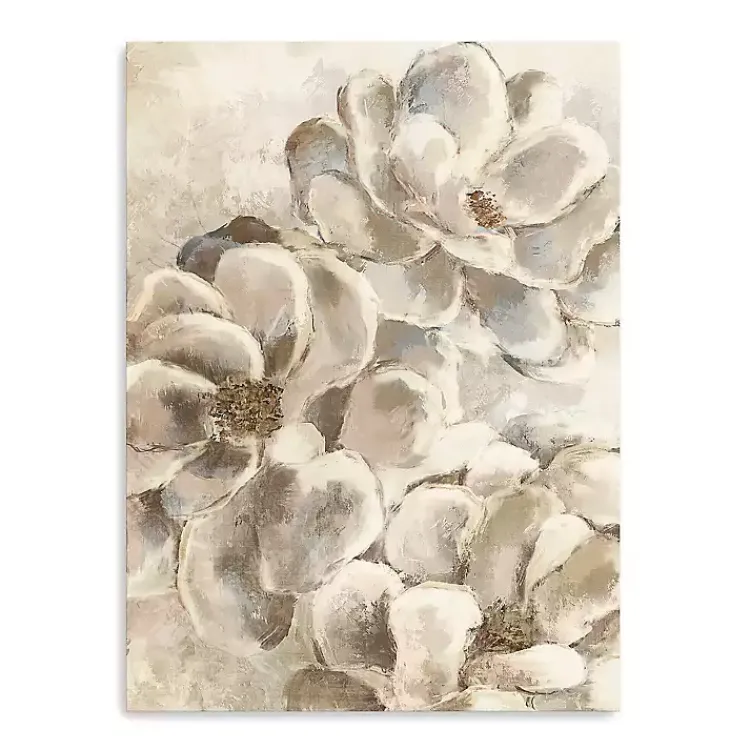 Canvas Art-Kirklands Home Neutral Petals Canvas Art Print, 30x40 in.