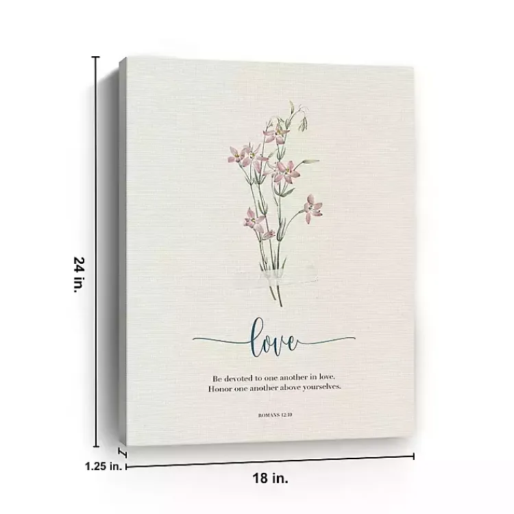 Wall Quotes & Signs-Kirklands Home Love Affirmations Canvas Art Print, 18x24 in.