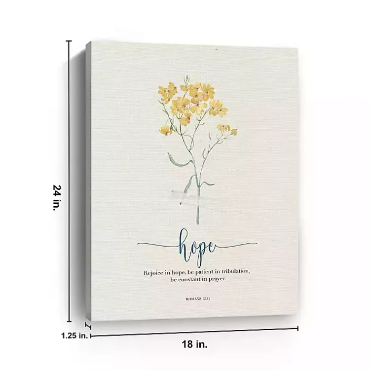 Wall Quotes & Signs-Kirklands Home Hope Affirmations Canvas Art Print, 18x24 in.