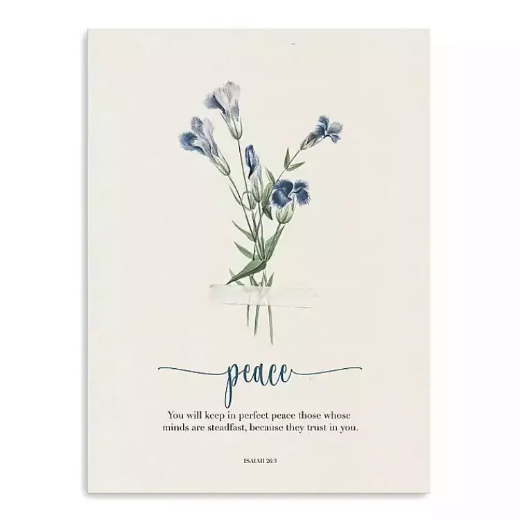 Wall Quotes & Signs-Kirklands Home Peace Affirmations Canvas Art Print, 18x24 in.