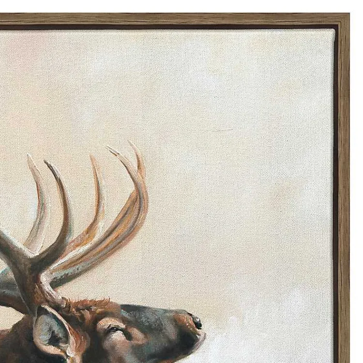 Canvas Art-Kirklands Home Wild Elk Framed Canvas Art Print